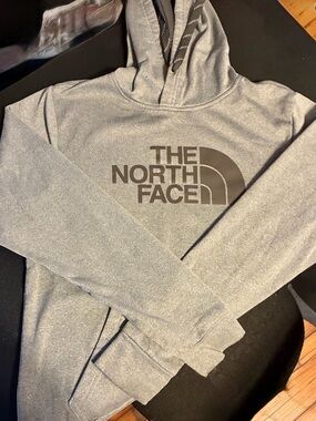 The North Face Gray Logo Pullover Hoodie